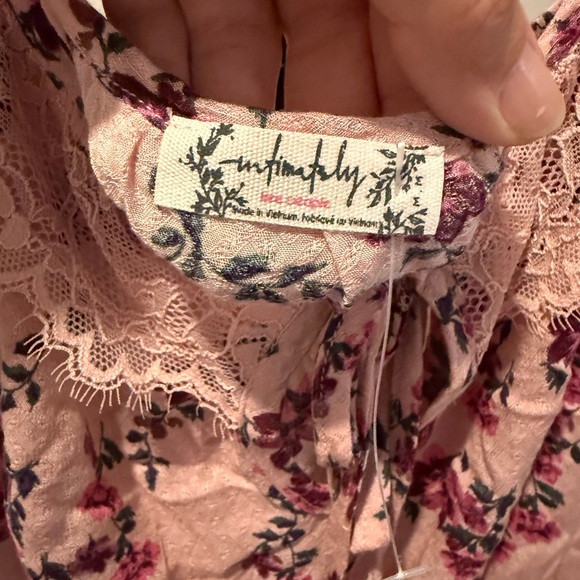 Intimately Free People Take It Away Bodysuit Pink Combo | Size Medium | NWOT - Picture 8 of 10